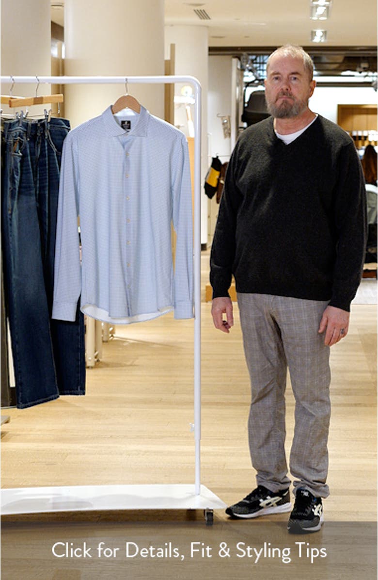 Albro Top Shelf Gingham Check Cotton Blend Button-Up Shirt, sales video thumbnail