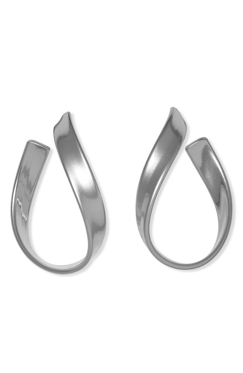 Sole Society Twisted Hoop Earrings, Main, color,