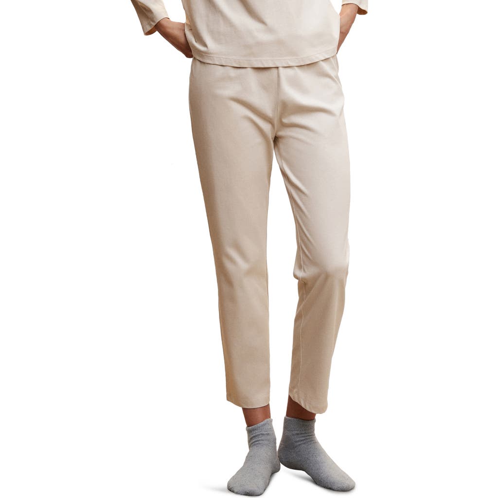 Shop Mango Cotton Knit Drawstring Pants