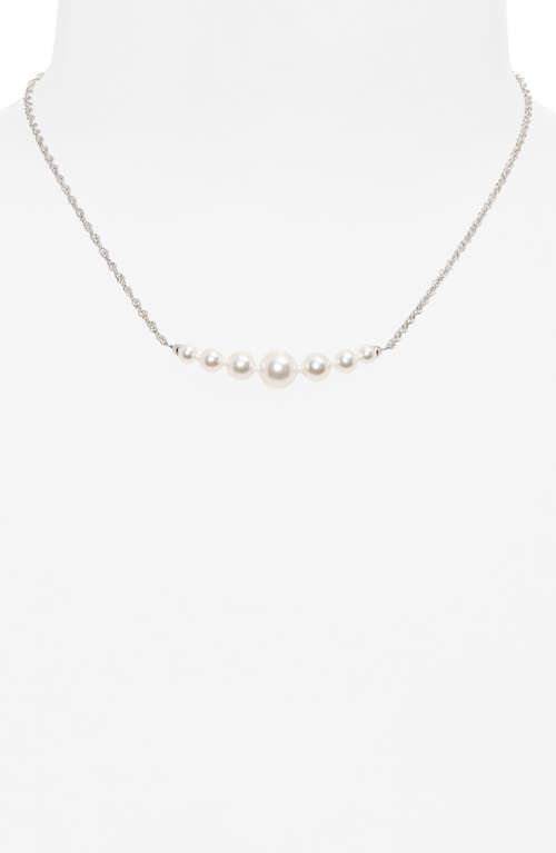 NADRI NADRI FAUX PEARL FRONTAL NECKLACE