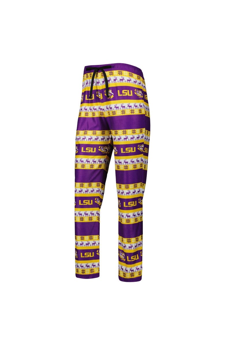 FOCO Women's FOCO Purple LSU Tigers Ugly Long Sleeve T-Shirt & Pajama Pants Sleep Set, Alternate, color, 