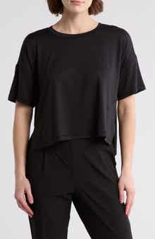 90 DEGREE BY REFLEX Supersoft Day One Boxy High-Low T-Shirt