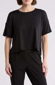 90 DEGREE BY REFLEX Supersoft Day One Boxy High-Low T-Shirt