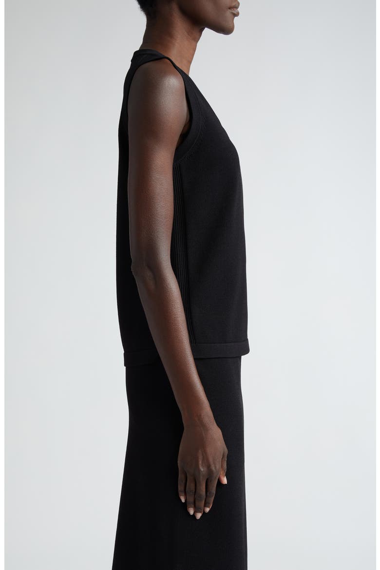 Santiago Scoop Neck Sweater, Alternate, color, BLACK