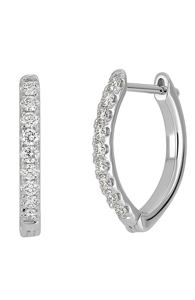 Bony Levy Audrey Diamond Hoop Earrings, Main, color,