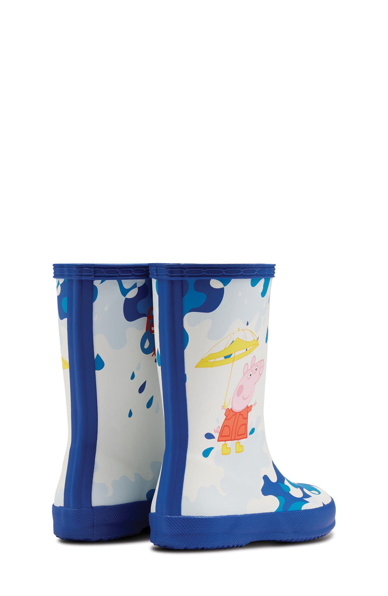 Hunter x Peppa Pig Muddy Puddles Rain Boot, Alternate, color, 
