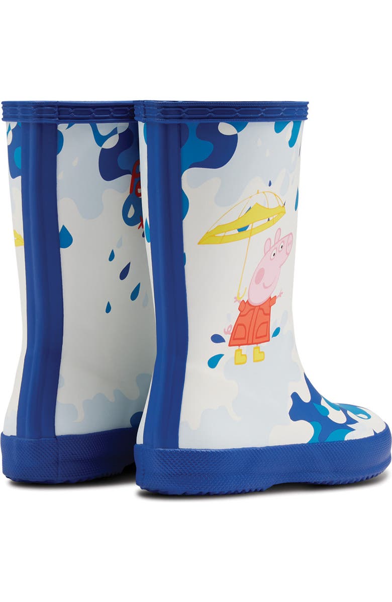 Hunter x Peppa Pig Muddy Puddles Rain Boot, Alternate, color,