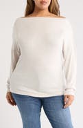 Renee C Brushed Knit Long Sleeve Top