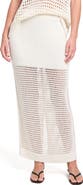 TWP The Loophole Open Stitch Maxi Skirt