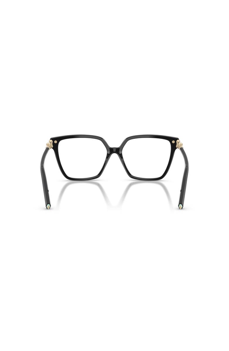 Tiffany & Co. 55mm Square optical glasses, Alternate, color, Black