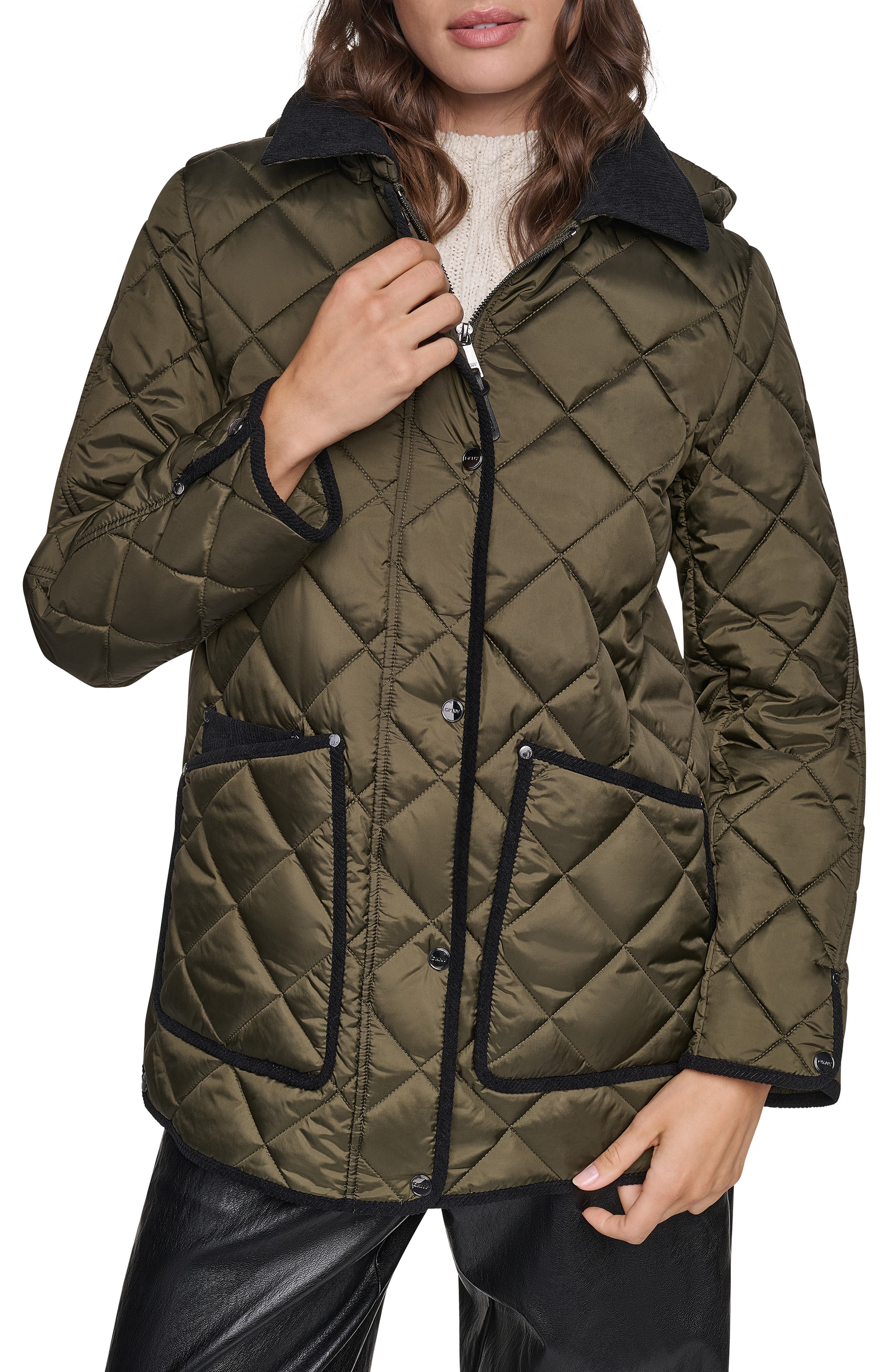 Barn Quilted Hooded Jacket