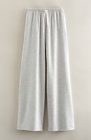 Zella Girl Kids' Step Up Wide Leg Fleece Pants