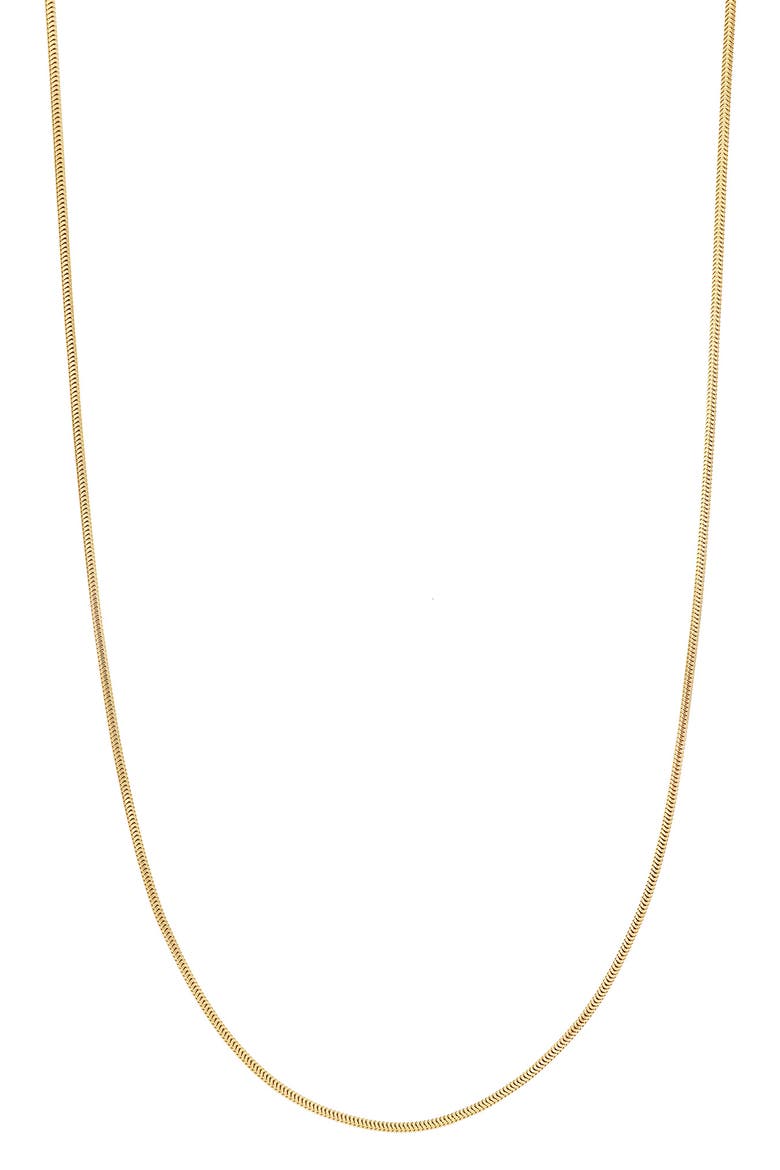 Men's 14K Gold Curve Chain Necklace (Nordstrom Exclusive), Main, color, 14K YELLOW GOLD
