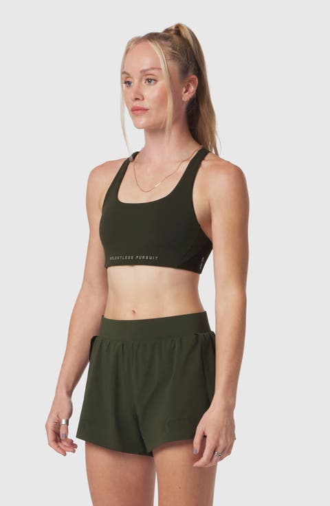Lycra Hybrid Sports Bra