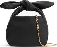 Cuyana Mini Bow Leather Top Handle Bag