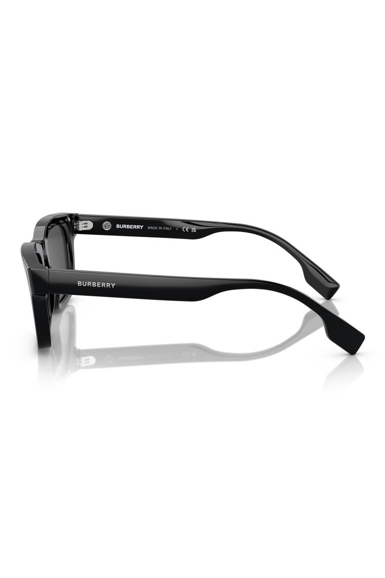 51mm Rectangular Sunglasses, Alternate, color, 30018751 BLACK