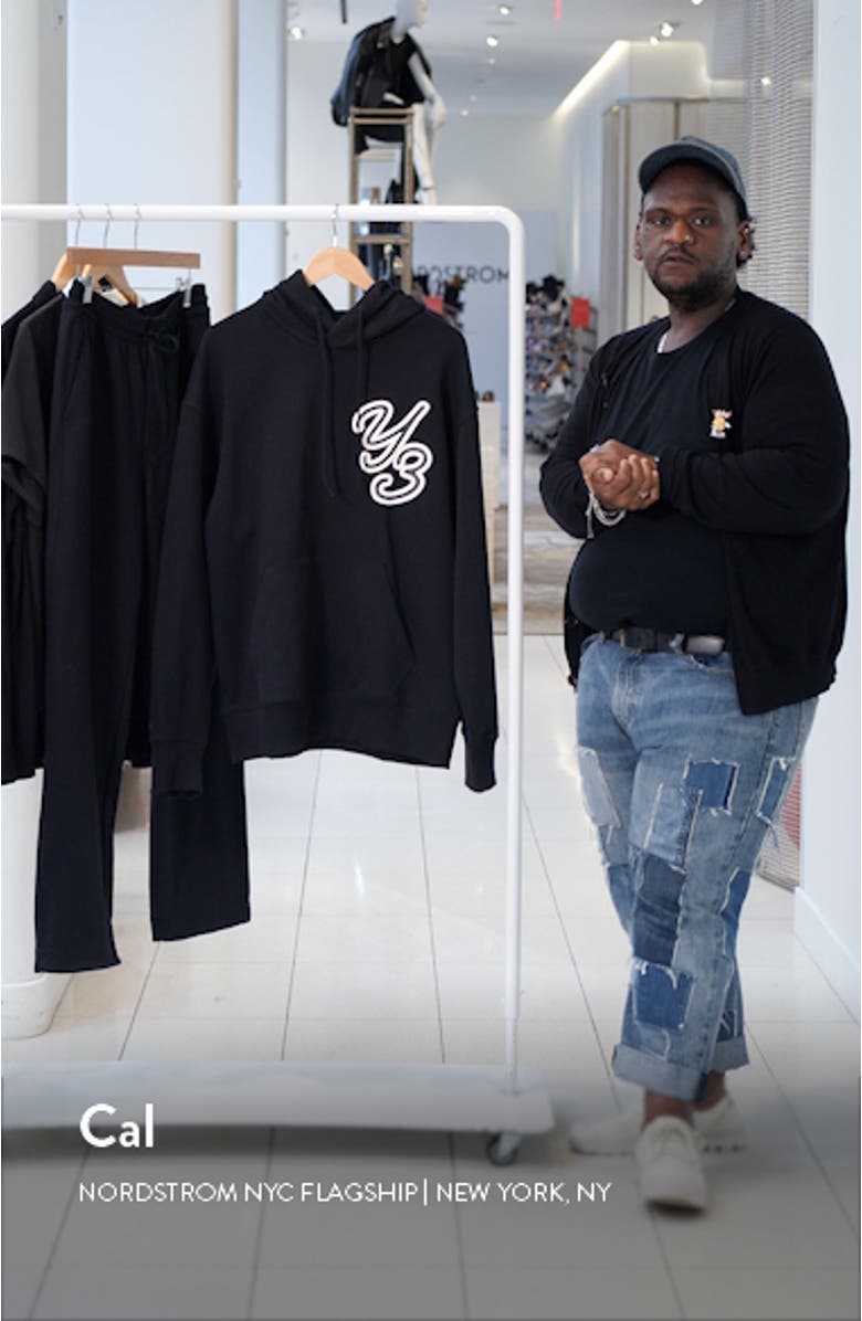 GFX Logo Stretch Organic Cotton Graphic Hoodie, sales video thumbnail