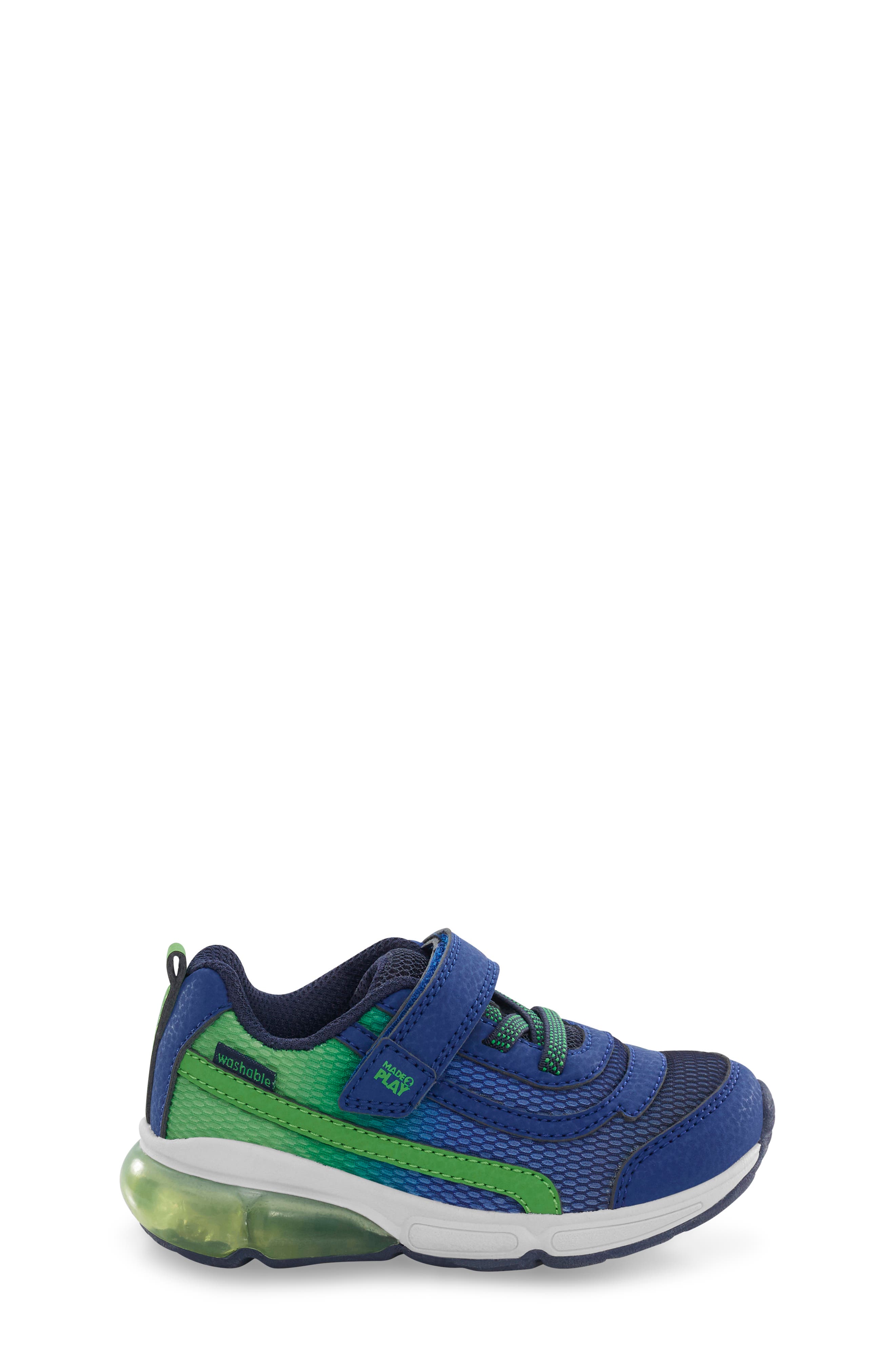 Stride Rite Made2Play<sup>®</sup> Surge Bounce Sneaker, Alternate, color, Navy/ Green