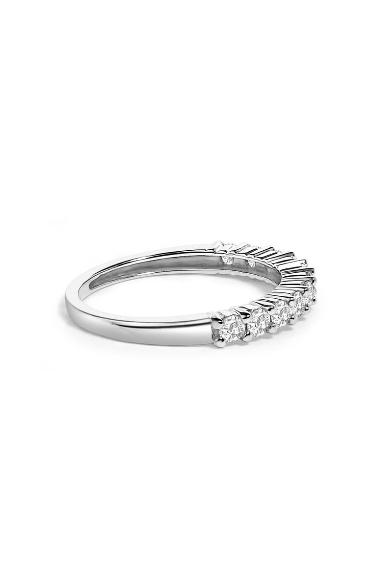 IGI Certified 10K Gold 1/2 Cttw Diamond Fluted Band Style Ring, Alternate, color, White Gold