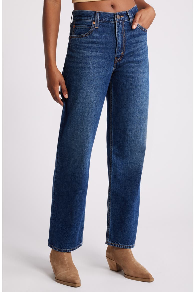 Dad Baggy Straight Leg Jeans, Main, color, SHES NICE
