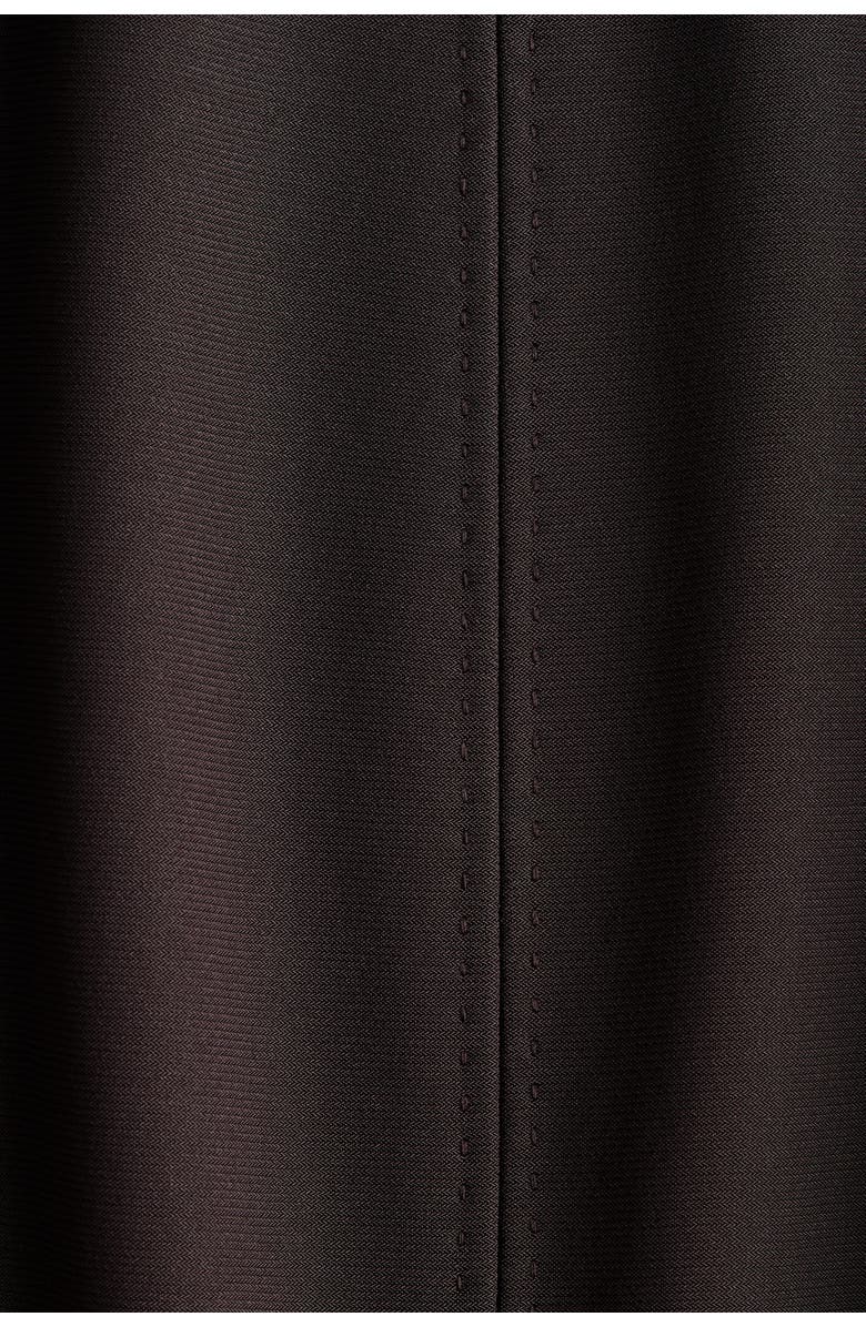 H&M Off-the-shoulder Jersey Dress, Alternate, color, Dark Brown