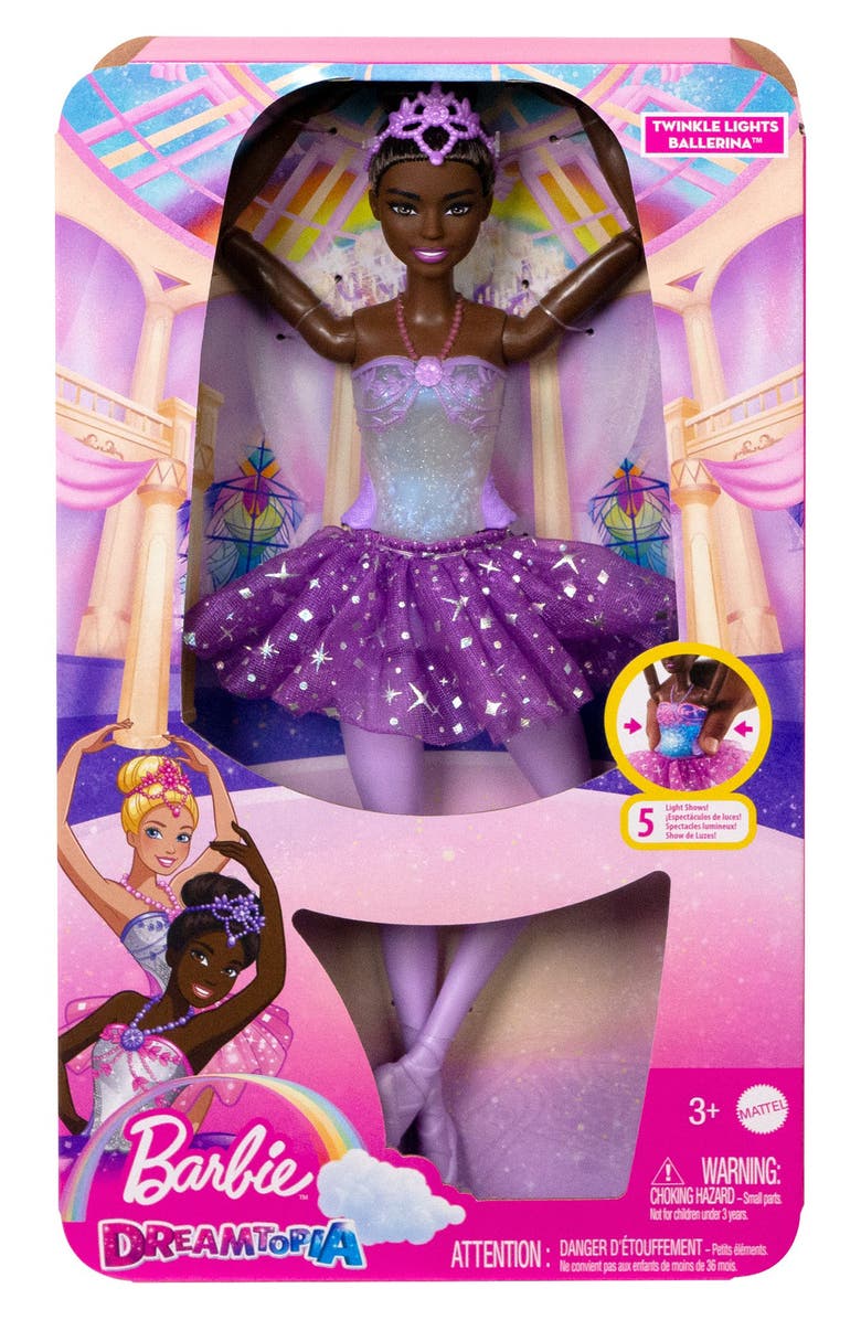 Barbie <sup>®</sup> Dreamtopia Twinkle Lights Ballerina Doll, Main, color, 