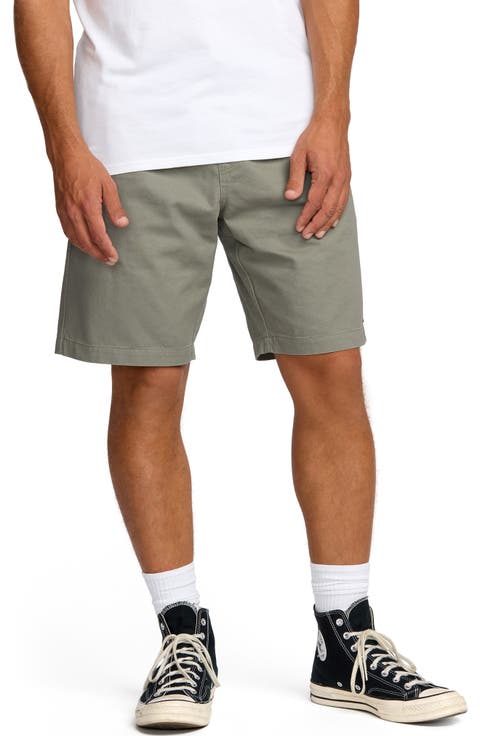 Larry Layback Twill Drawstring Shorts