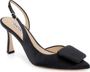 Badgley Mischka Collection Graciella Slingback Half d'Orsay Pointed Toe Pump