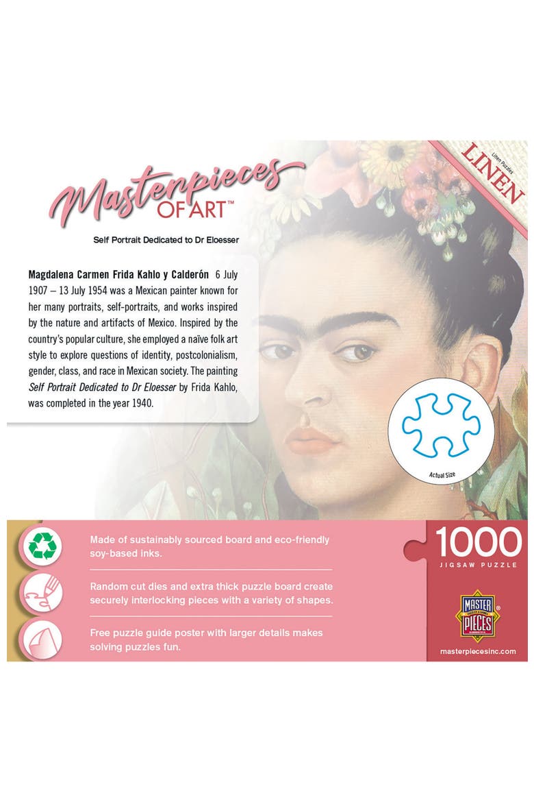 Frida Kahlo 1000 Piece Jigsaw Puzzle, Alternate, color, Multicolor