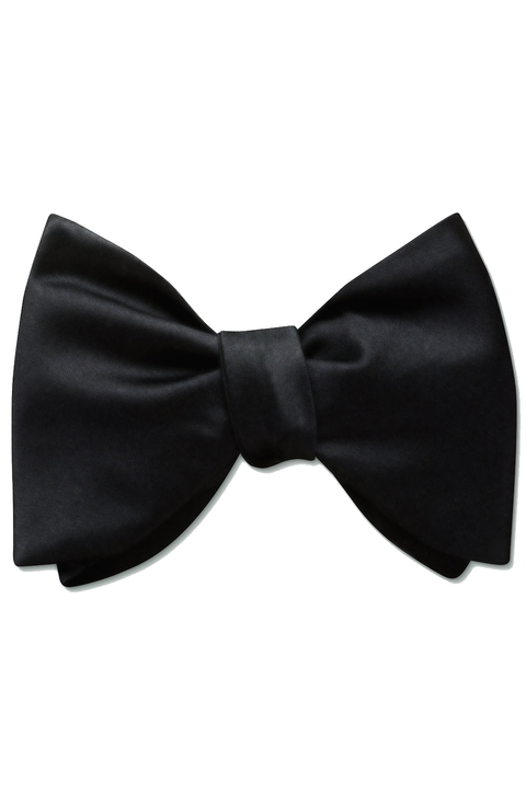 Gala Oversized Black Bow Tie