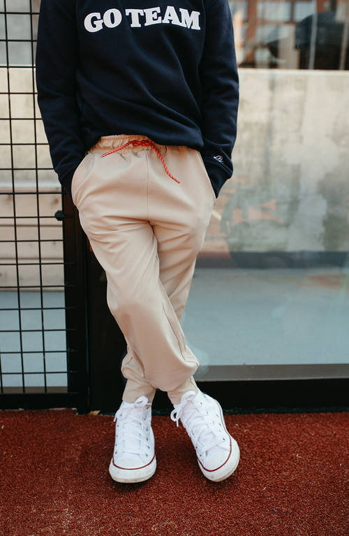 Little Paper Kids Campbell Sport Jogger In Brown