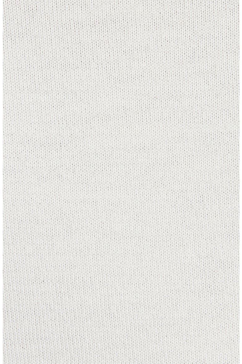 Tipped V-Detail Short Sleeve Wool Sweater, Alternate, color, IVORY/ BLACK