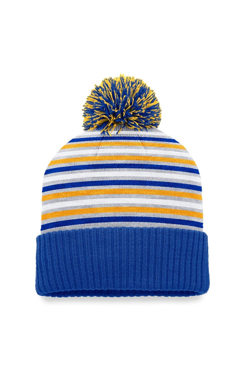 TOP OF THE WORLD Men's Top of the World Royal San Jose State Spartans Dash Cuffed Knit Hat with Pom, Alternate, color, 