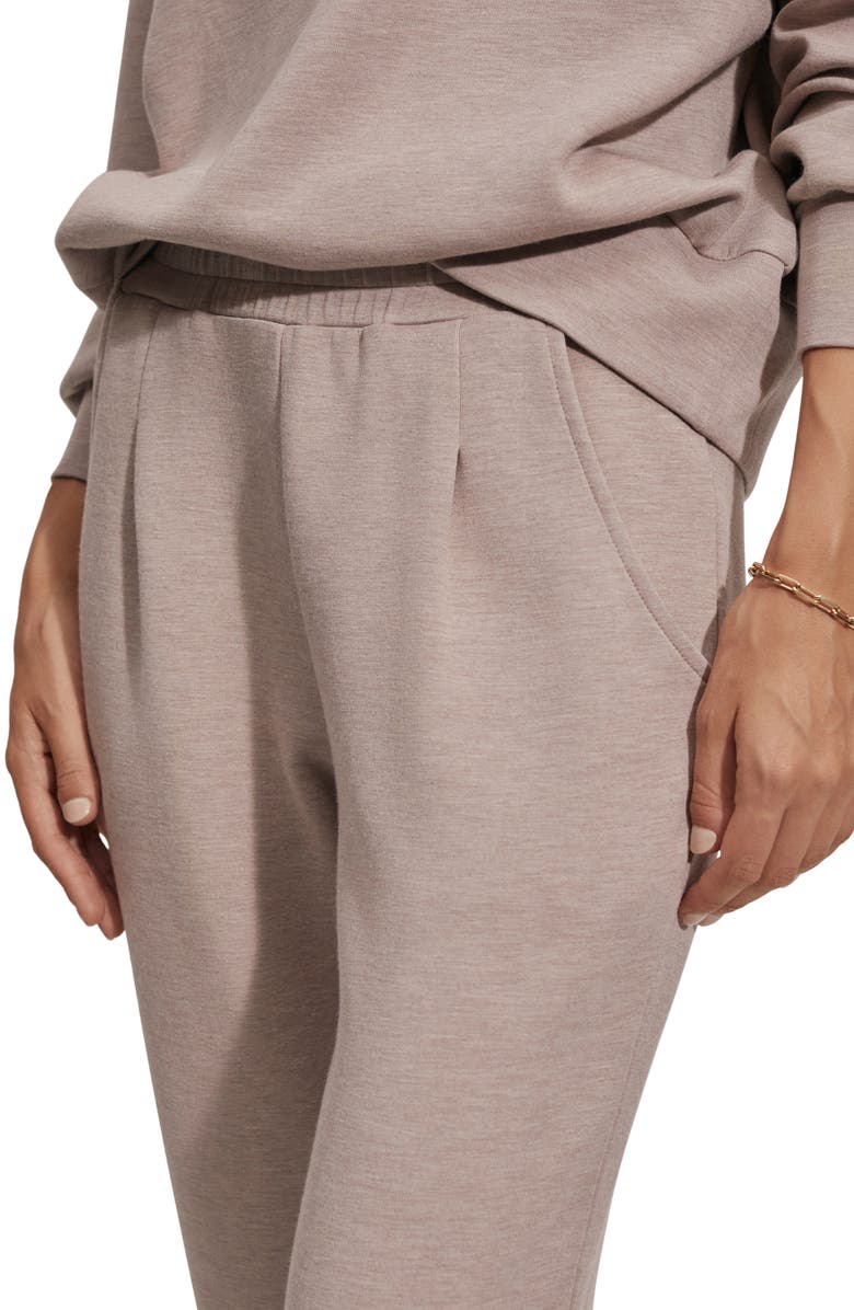 Varley Rolled Cuff Pants, Alternate, color, Taupe Marl