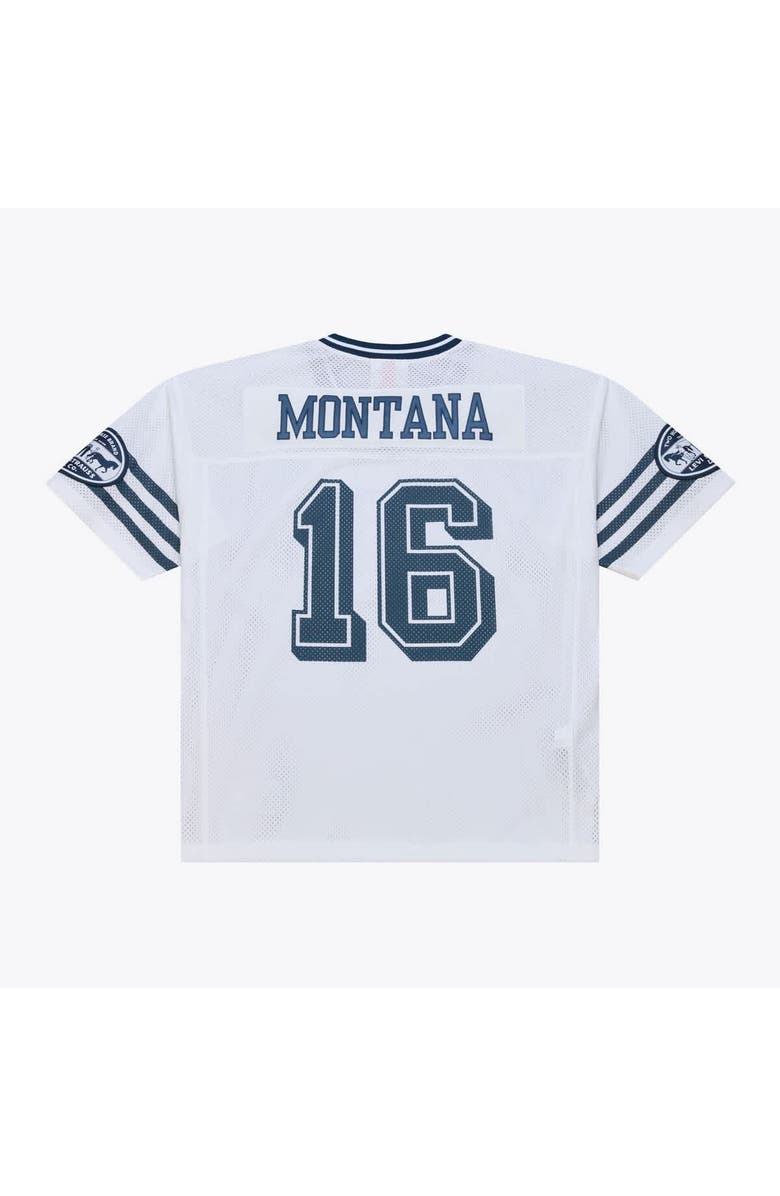 Mitchell & Ness Unisex Mitchell & Ness x Levi's Joe Montana White San Francisco 49ers Legacy Jersey, Alternate, color, White
