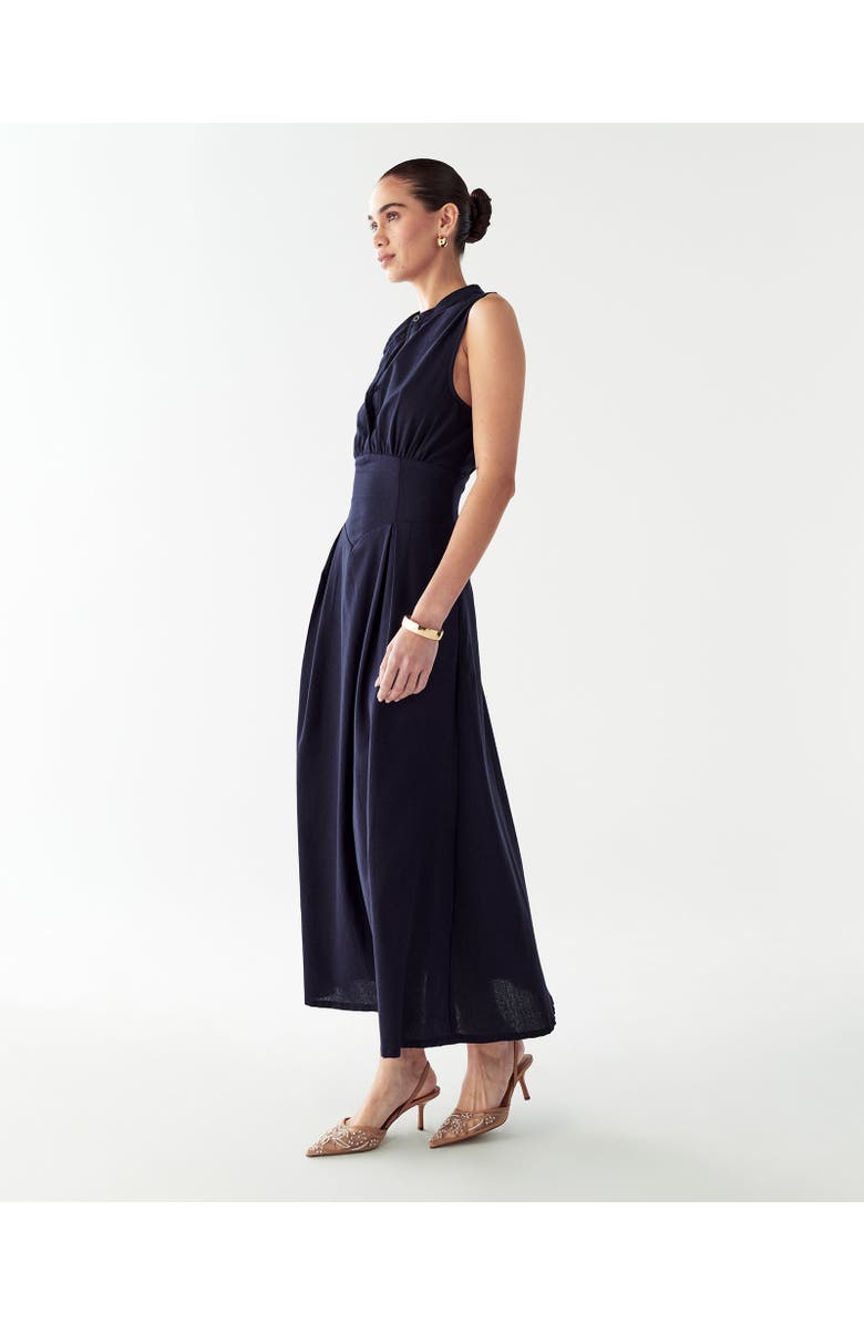 WILLA Bexley Maxi Dress, Alternate, color, Navy Blue