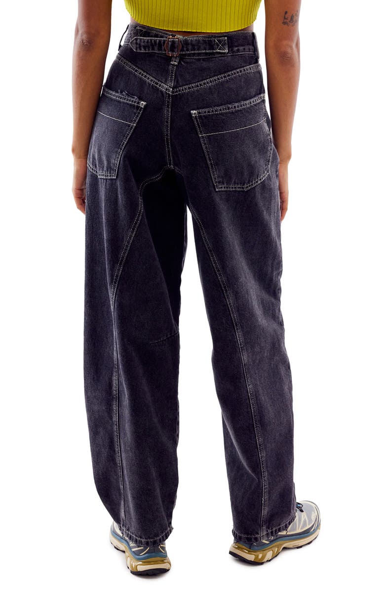 BDG Urban Outfitters Logan Washed High Waist Baggy Jeans, Alternate, color, 