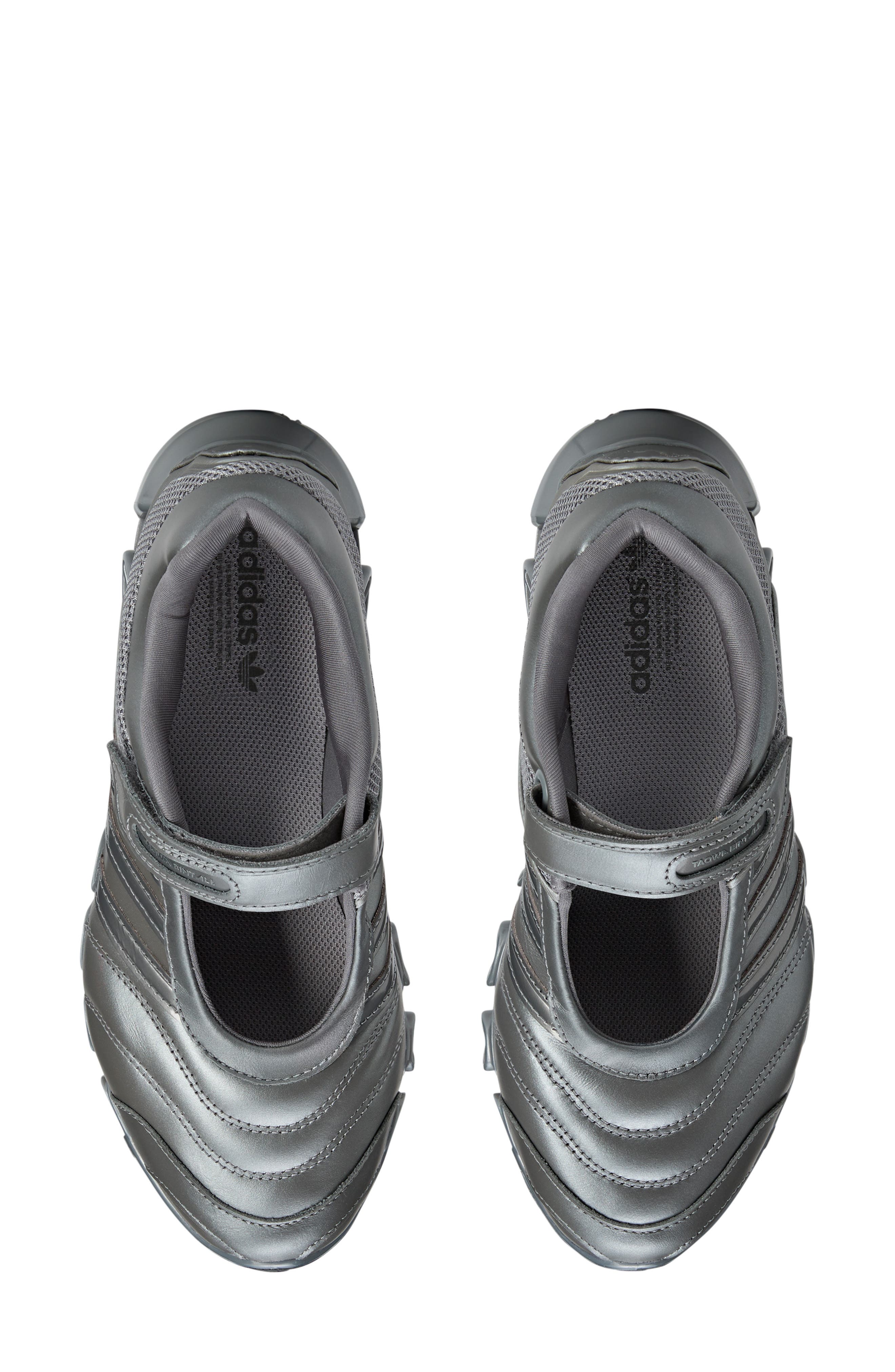 adidas x Taqwa Bint Ali Megaride Mary Jane Sneaker, Alternate, color, Iron Met/ Iron Met/ Cyber Met