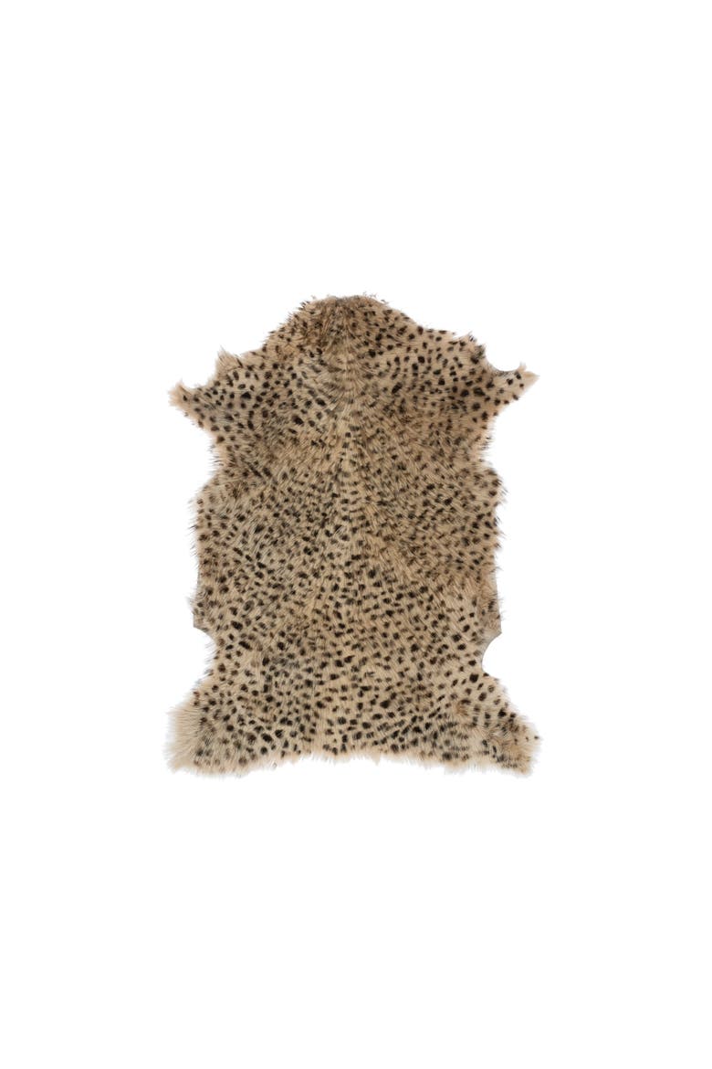 Goat Fur Rug, Main, color, Brown