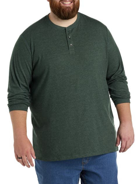 Big & Tall Long Sleeve Henley Shirt