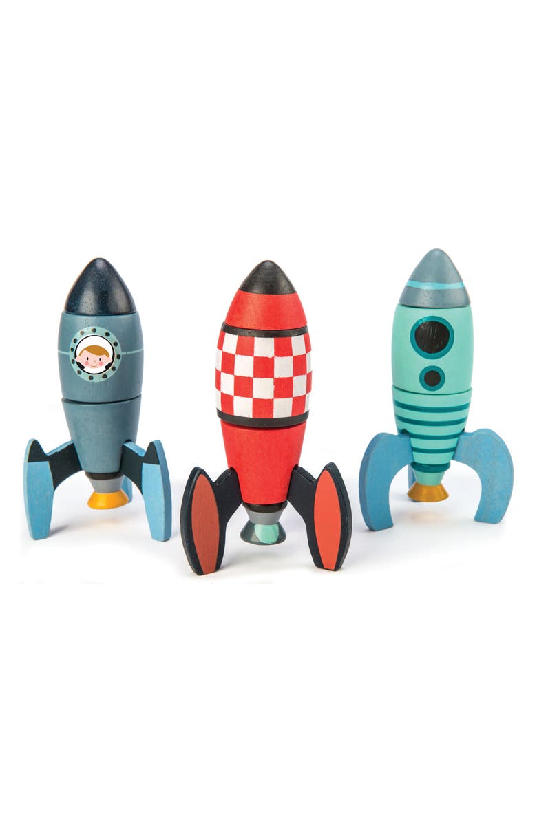 Tender Leaf Toys Rocket Construction Playset, Alternate, color, Multi
