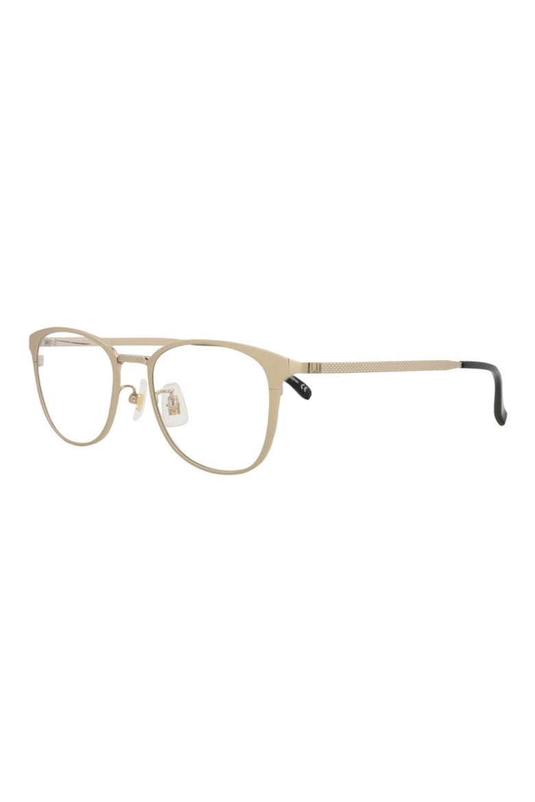 51mm Round Novelty Optical Glasses, Alternate, color, GOLD TRANSPARENT