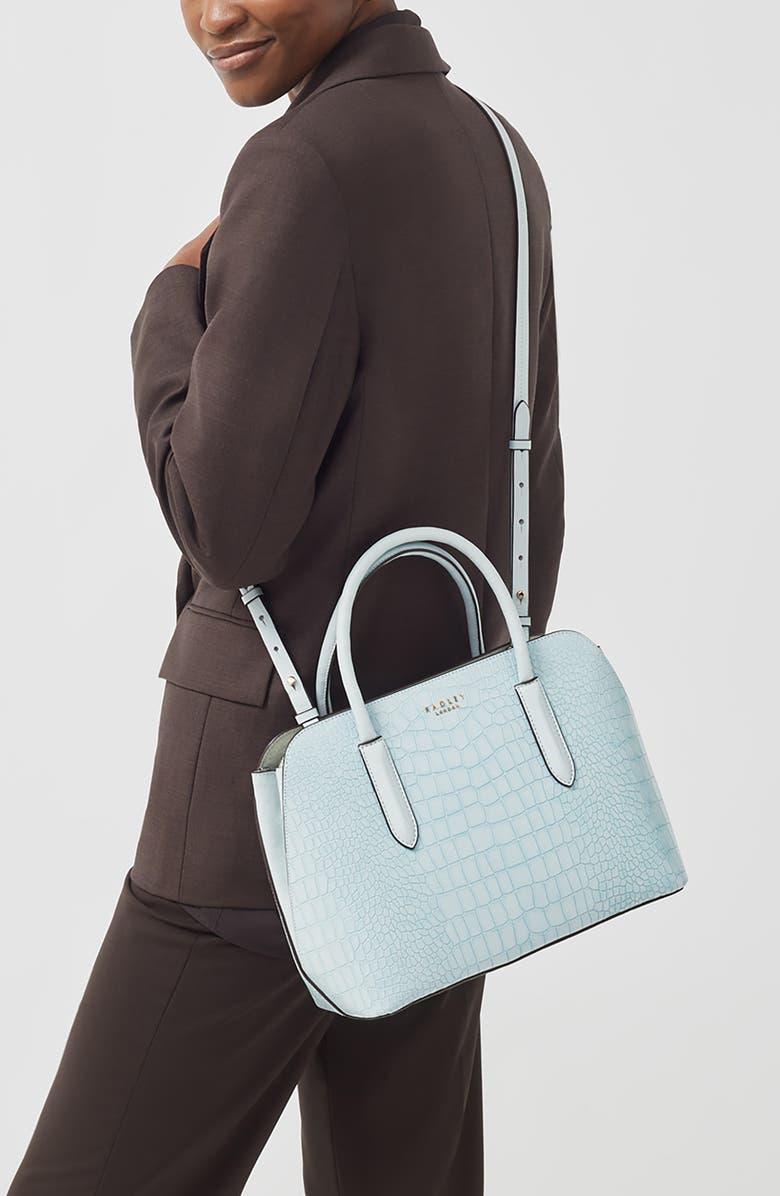 Radley Liverpool Street 2.0 Medium Croc Embossed Crossbody Bag, Alternate, color,