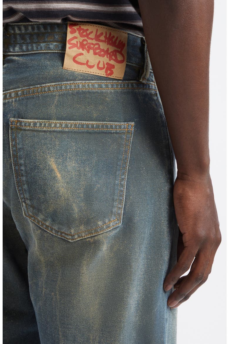 Lars Organic Cotton Straight Leg Jeans, Alternate, color, ACID FOREST