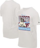 New Era Men's New Era Bryce Harper Cream Philadelphia Phillies Batter Up T-Shirt