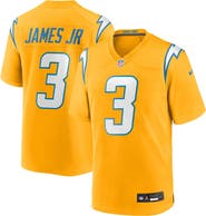Nike Youth Nike Derwin James Jr. Gold Los Angeles Chargers Alternate Charger Power Game Player Jersey