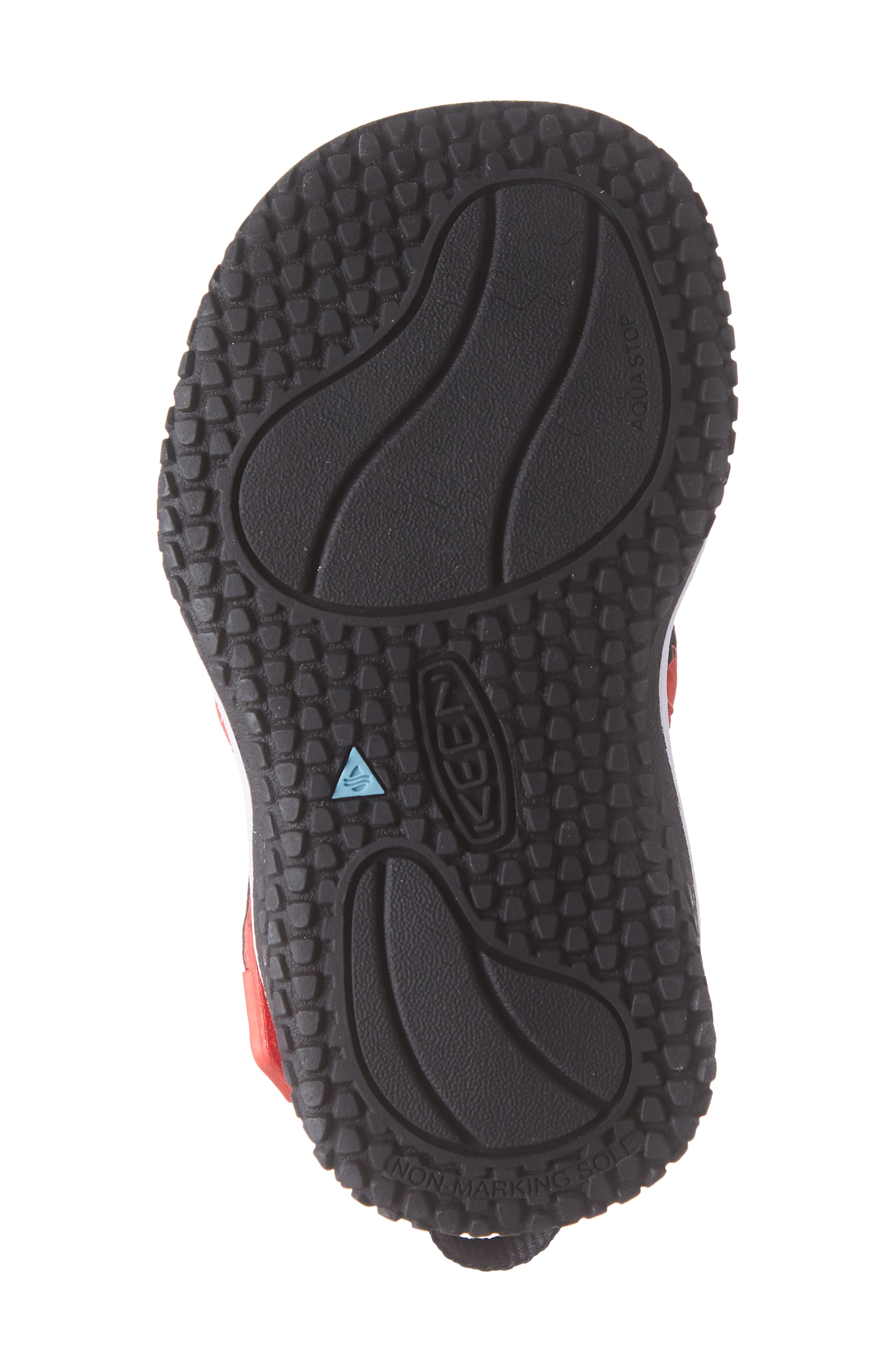 Stingray Sandal, Alternate, color, BLACK/ FIERY RED