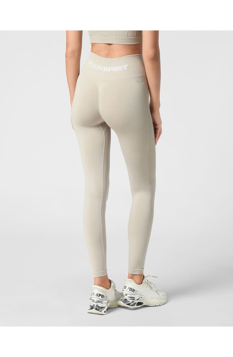 PLEIN SPORT Seamless Sport Leggings Logo Women, Alternate, color, Darkgrey