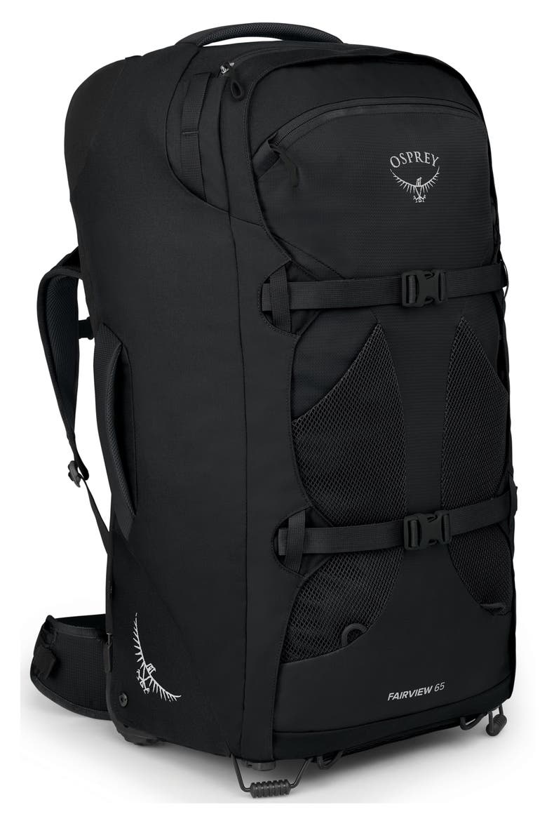 Fairview® 65-Liter Wheeled Travel Backpack, Alternate, color, BLACK