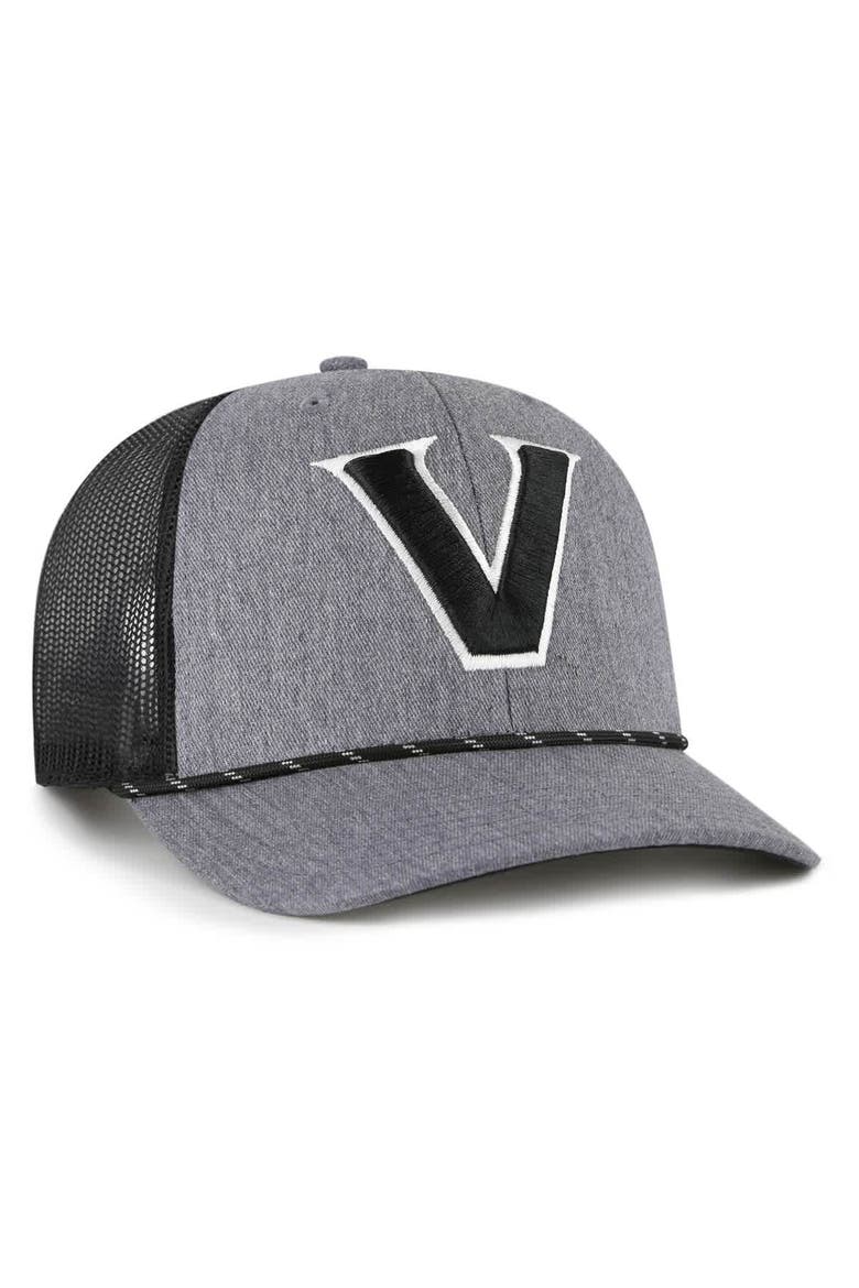 Men's '47  Gray Vanderbilt Commodores Carbon Rope Adjustable Hat, Alternate, color, Gray